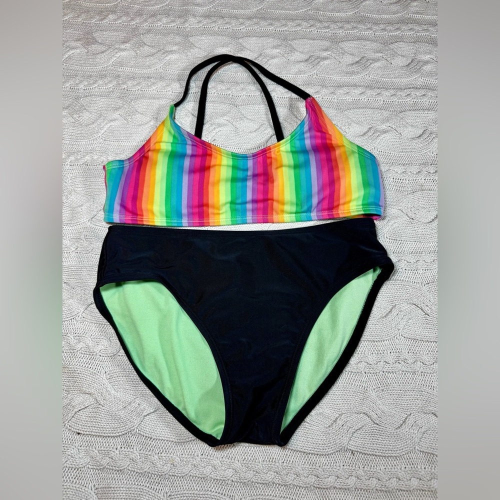 art class Multicolor Striped Bikini Set #1310